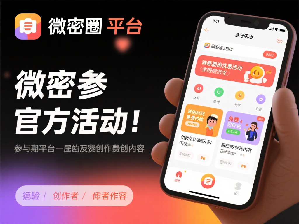 参与官方活动：微密圈平台会定期推出优惠活